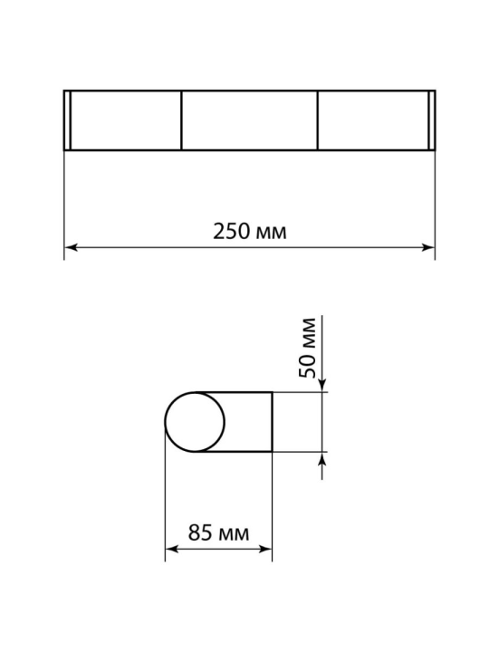 Светильник LED CH-П 5Вт, 4000 К, IP44, Камбрия-2, хром TDM SQ0358-0215