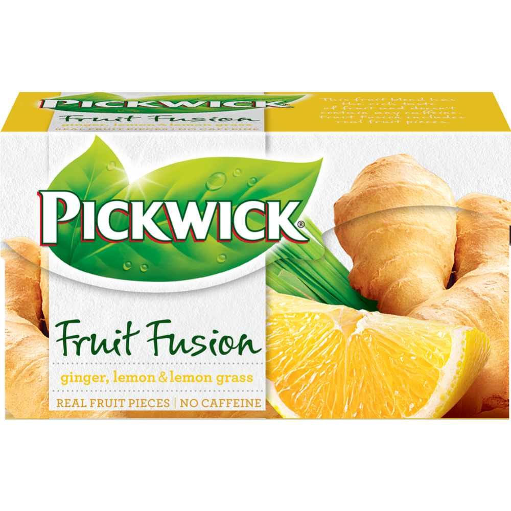 Чайный напиток «Pickwick» Ginger, Lemon & Lemongrass, 20x2 г #0