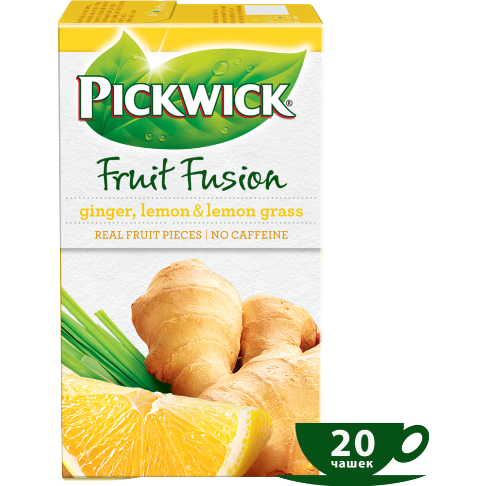 Чайный напиток «Pickwick» Ginger, Lemon & Lemongrass, 20x2 г #4