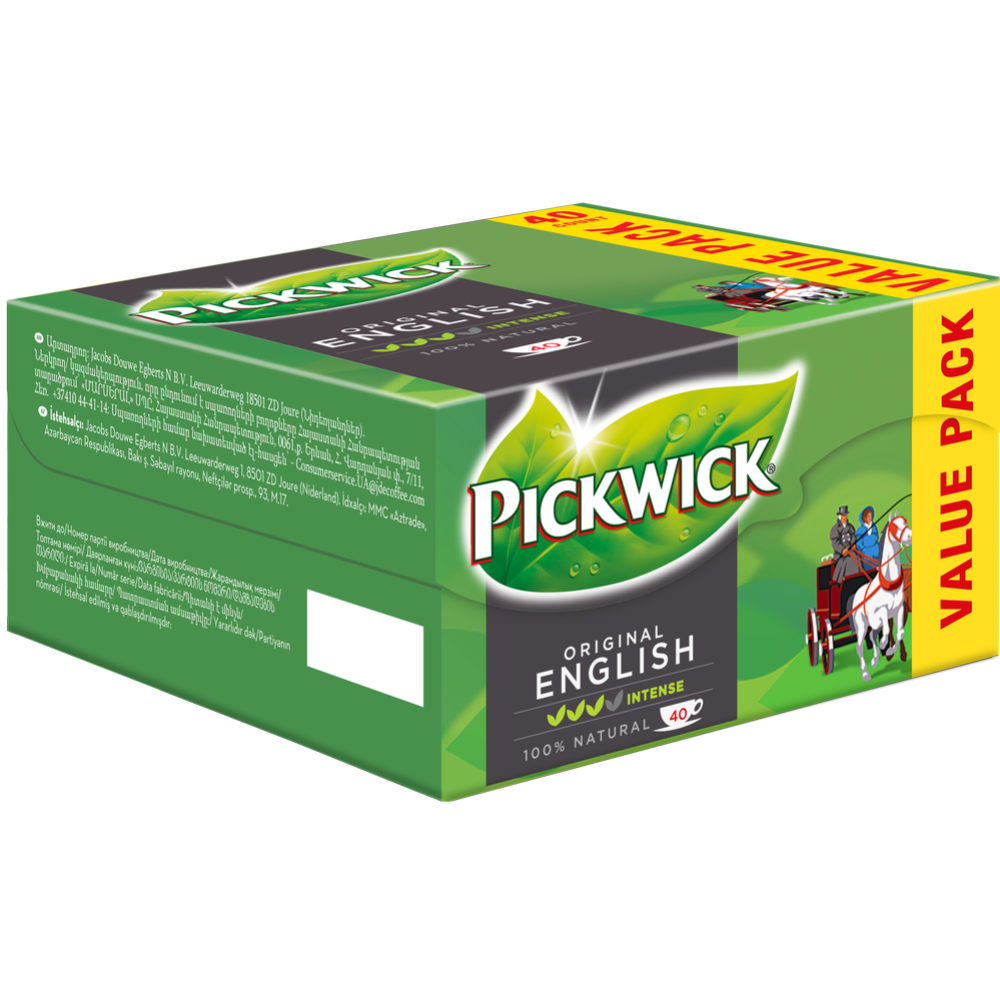 Чай черный «PickwickK» Original English, 40x2 г