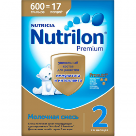 Сухая мо­ло­чая смесь «Nutrilon Premium 2» 600 г