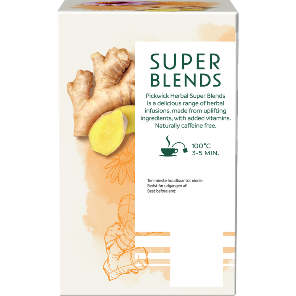 Чайный напиток «Pickwick» Herbal Super Blends Immunity, 15 x1,5 г #3