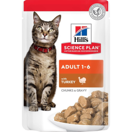 Корм для кошек «Hill's» Science Plan Adult with Turkey, 85 г