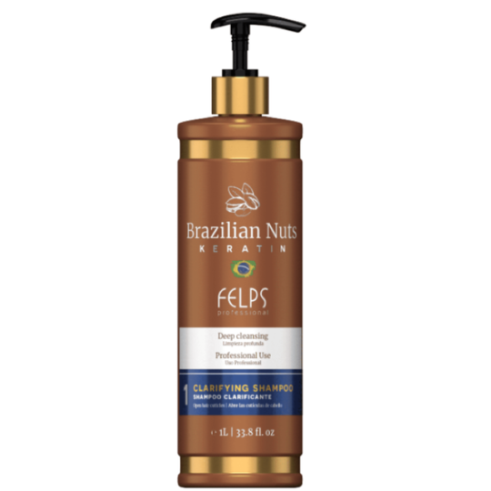 Очищающий шампунь FELPS BRAZILIAN NUTS KERATIN, 1000 мл