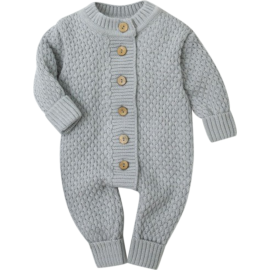 Комбинезон детский «Amarobaby» Pure Love Wool, AB-OD20-PLW5/11-68, серый, размер 68