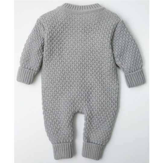 Комбинезон детский «Amarobaby» Pure Love Wool, AB-OD20-PLW5/11-68, серый, размер 68