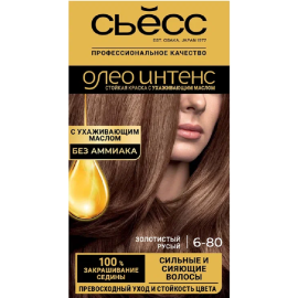 Краска для волос «Сьесc» Oleo Intense, 6-80.