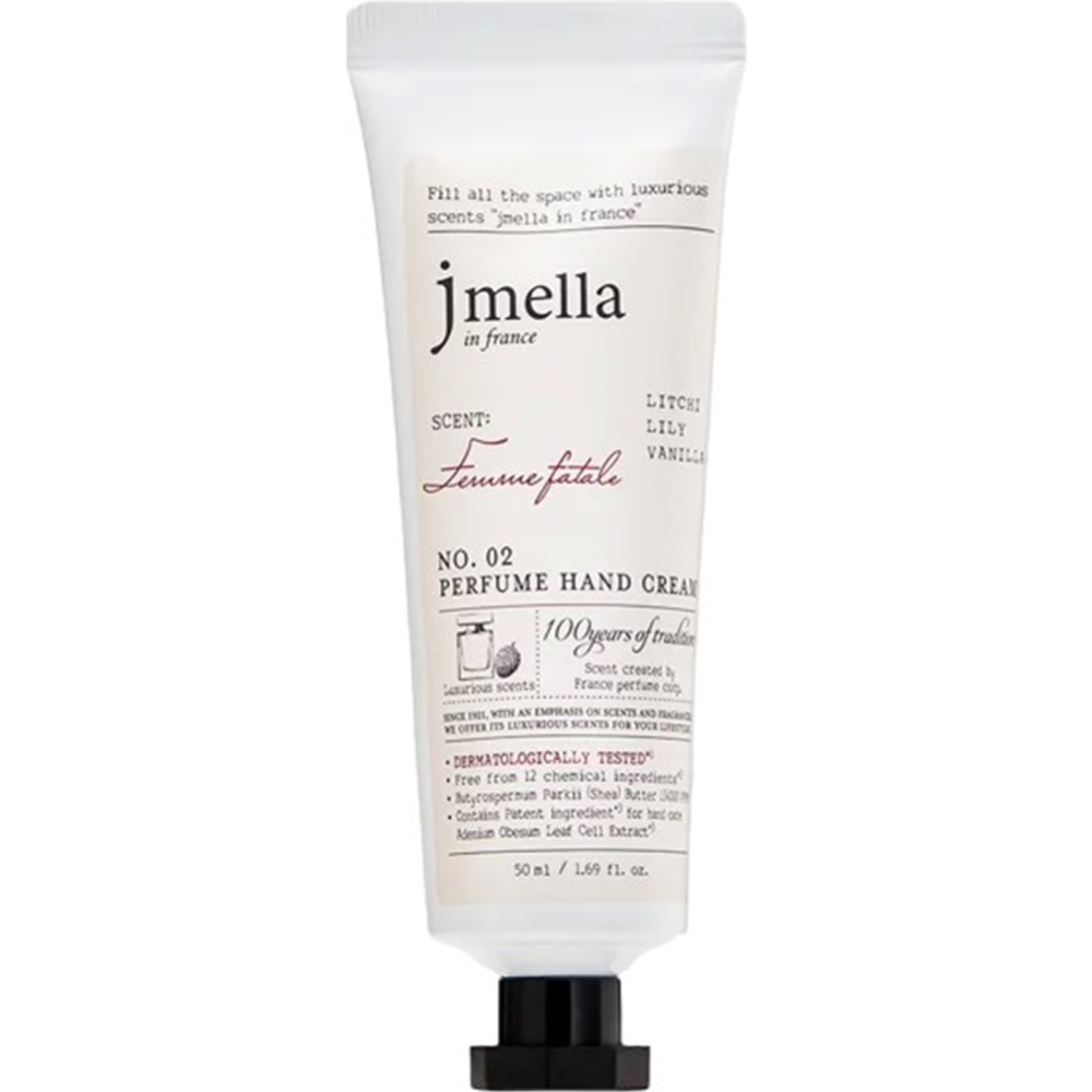 Крем для рук «Jmella» In France Femme Fatale Perfume Hand Cream, парфюмированный, 50 мл