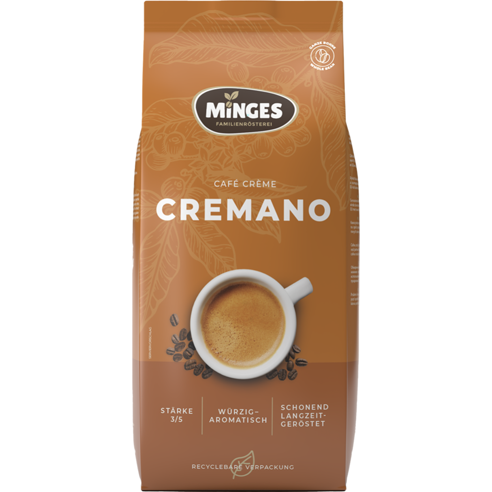 Кофе в зернах «Minges» Caffe Cremano, 1 кг