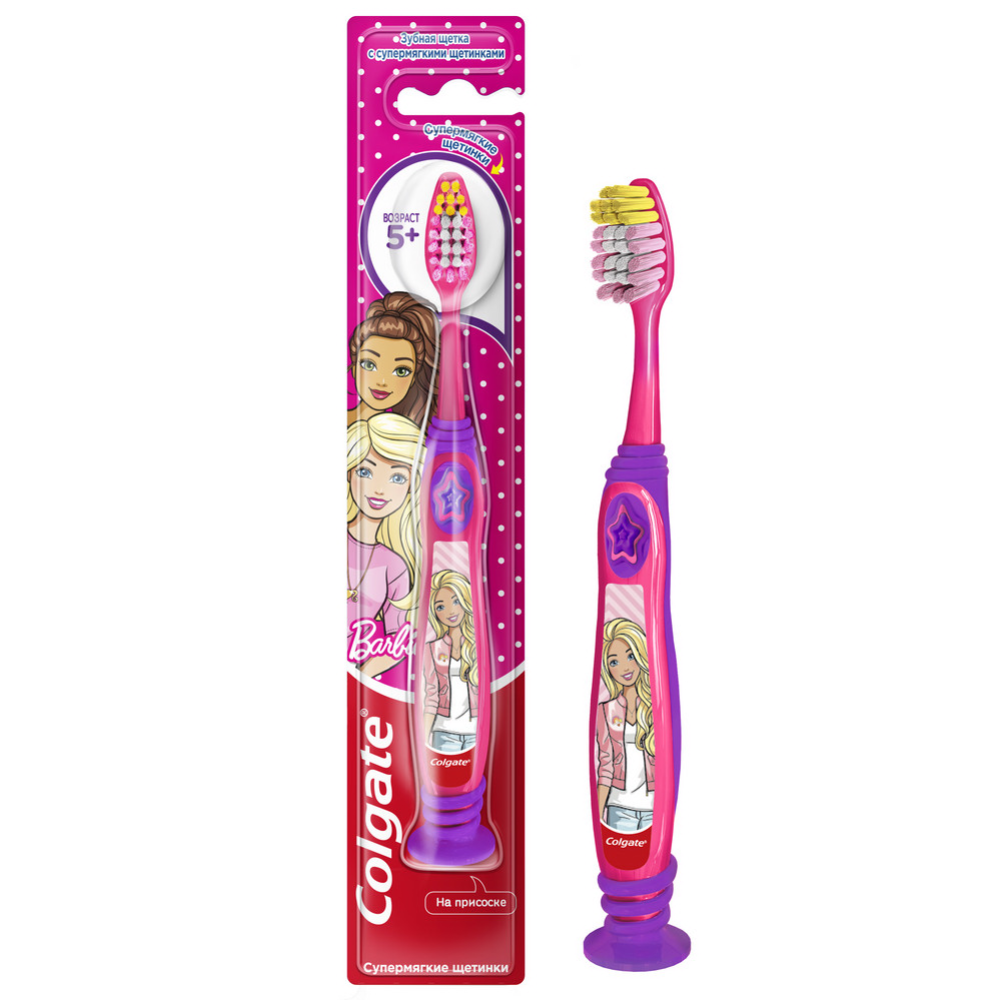 Зубная щетка «Colgate» Barbie, 5+.