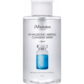 Мицеллярная вода «Jmsolution» H9 Hyaluronic Ampoule Cleansing Water Aqua, увлажняющая, 500 мл