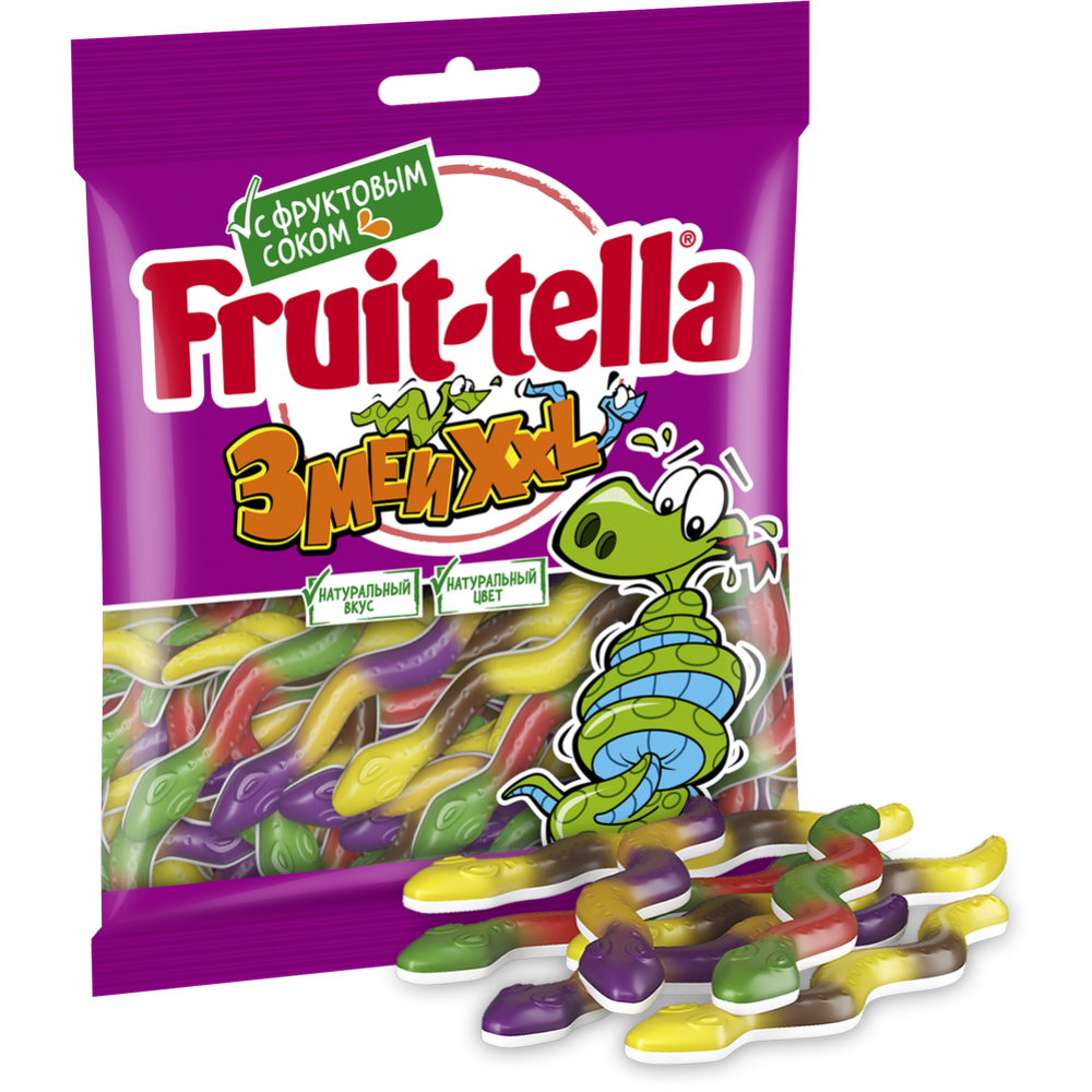 Мармелад жевательный «Fruittella» змеи XXL, 70 г #0