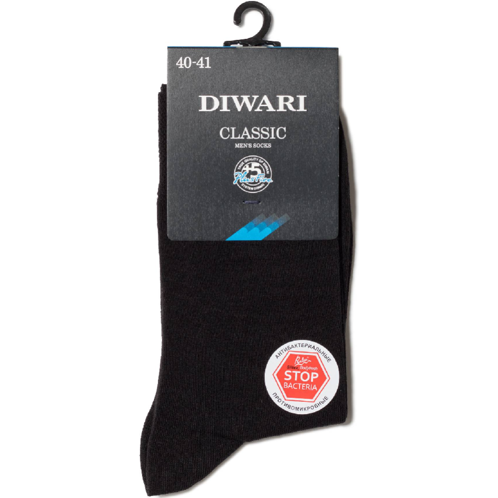 Носки мужские «DiWaRi» Classic, 7C-40СП, черный, размер 25