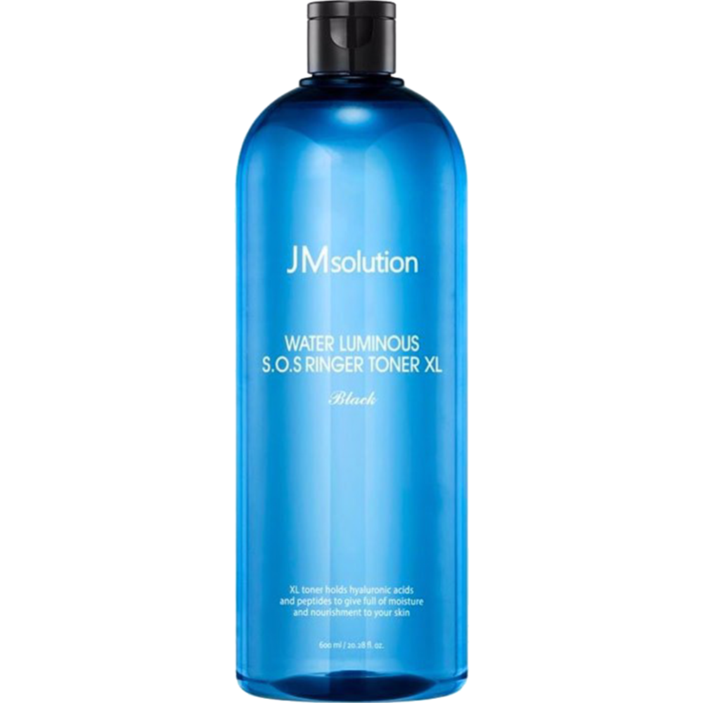 Тоник для лица «Jmsolution» Water Luminous S.O.S Ringer Toner Xl Black, глубоко увлажняющий, 600 мл