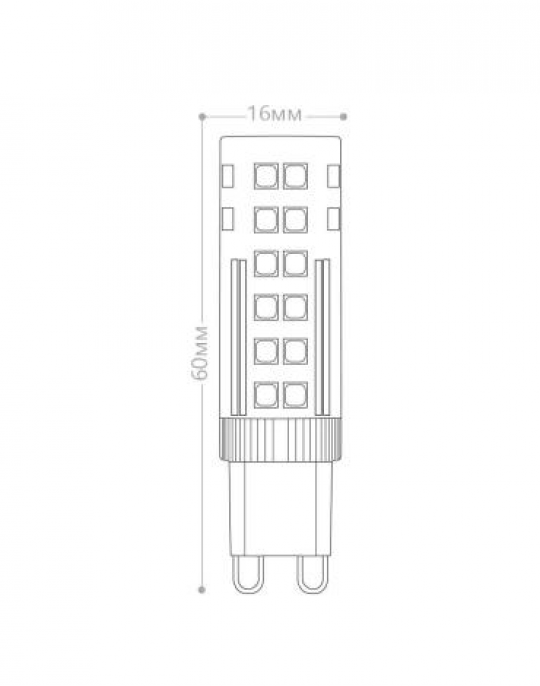 Лампа светодиодная Feron LB-433 G9 7W 175-265V 2700K 25766