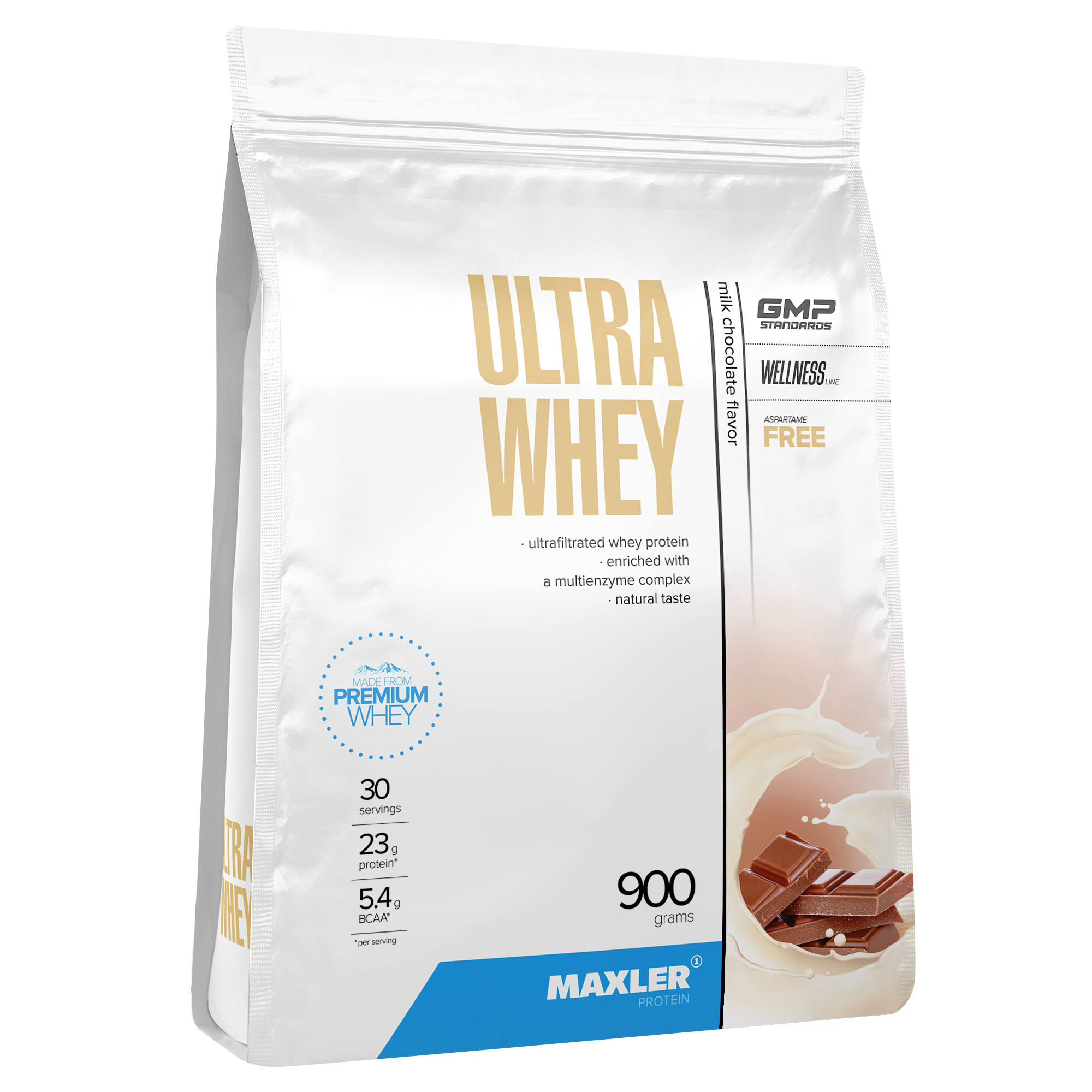 Протеин Maxler Ultra Whey 900 g (bag) - Milk Chocolate