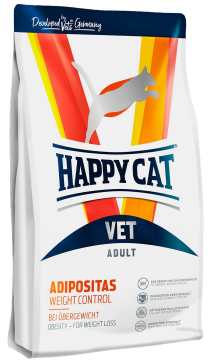 Ветеринарный сухой корм для кошек Happy Cat VET Diet Adipositas, 1 кг