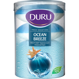 Мыло туалетное «Duru» Fresh Sensations, Океанский бриз, 4х100 г