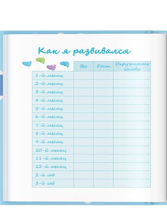 Фотоальбом детский для новорожденных. Первый альбом малыша