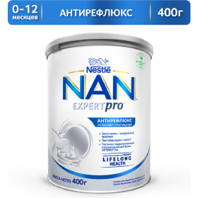 Смесь сухая «Nestle» NAN Ан­ти­ре­флюкс, с рож­де­ния, 400 г