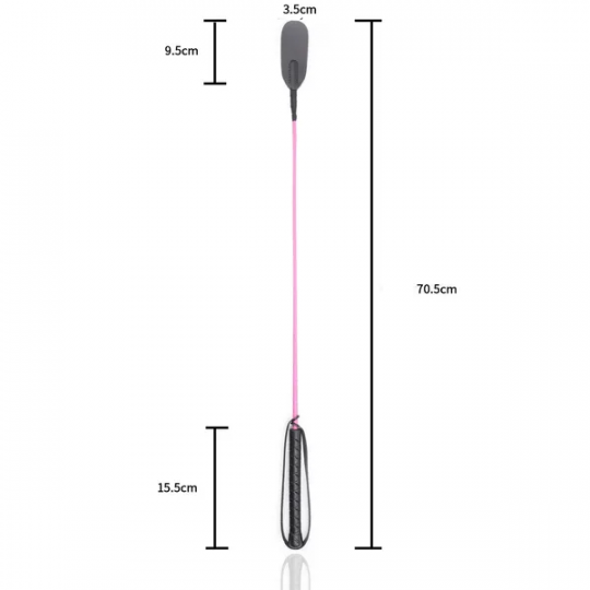Классический черно-розовый БДСМ стек 70 см