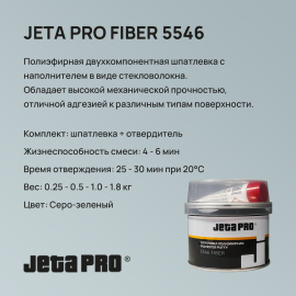 Шпатлевка JETA PRO FIBER 5546 - 0.5 КГ