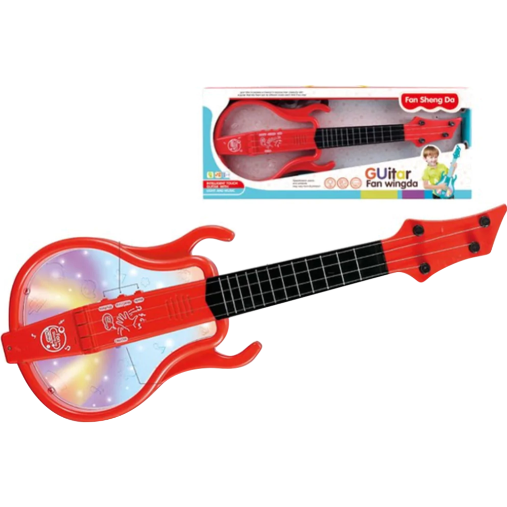 Игрушечная гитара «Toys» BTB1195987, 4-х струнная, 57х20х5 см