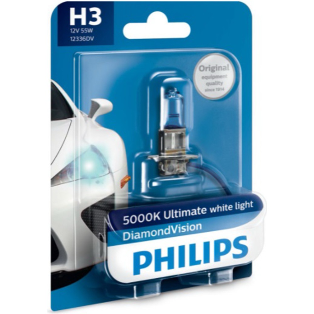 Лампа автомобильная «Philips» H3 12336DVB1