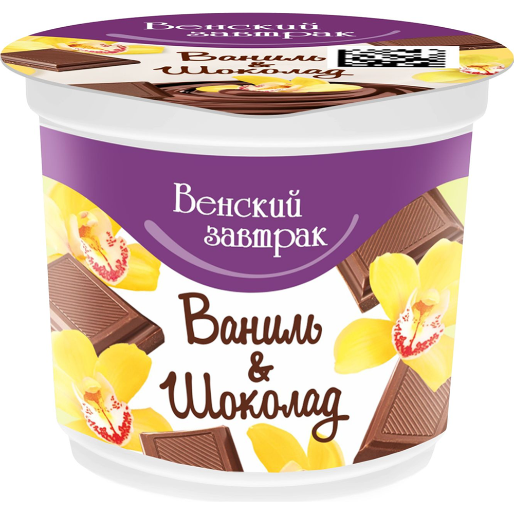 Творожный десерт «Венский завтрак» ваниль-шоколад, 4%, 150 г #0