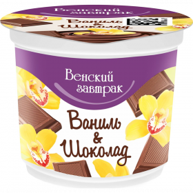 Тво­рож­ный десерт «Вен­ский зав­тра­к» ваниль-шо­ко­лад, 4%, 150 г