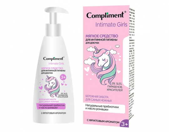 Compliment Intimate Girls Средство для интимной гигиены для девочек (нежное), 200мл