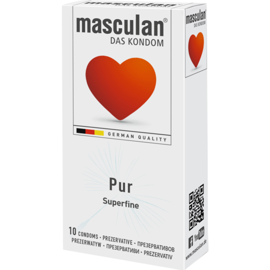 Презервативы «MASCULAN PUR» ультратонкие, 10 шт