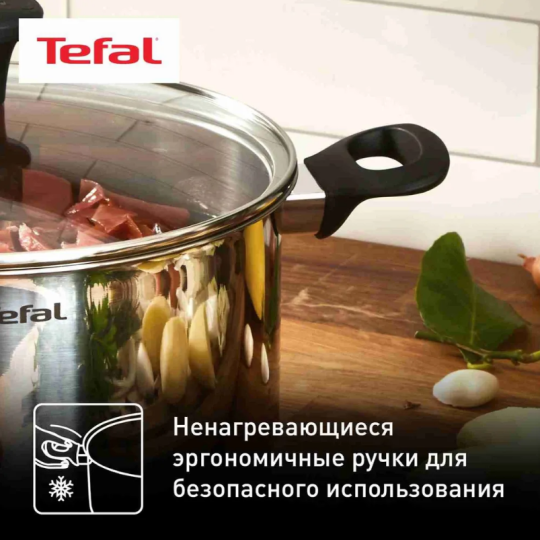 Кастрюля TEFAL Edition 20 см с крышкой G7404474