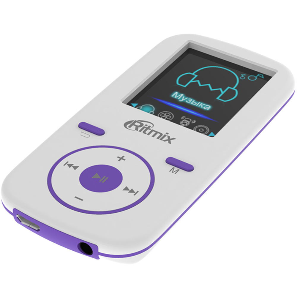 MP3-плеер «Ritmix» RF-4450 4Gb White+Violet.