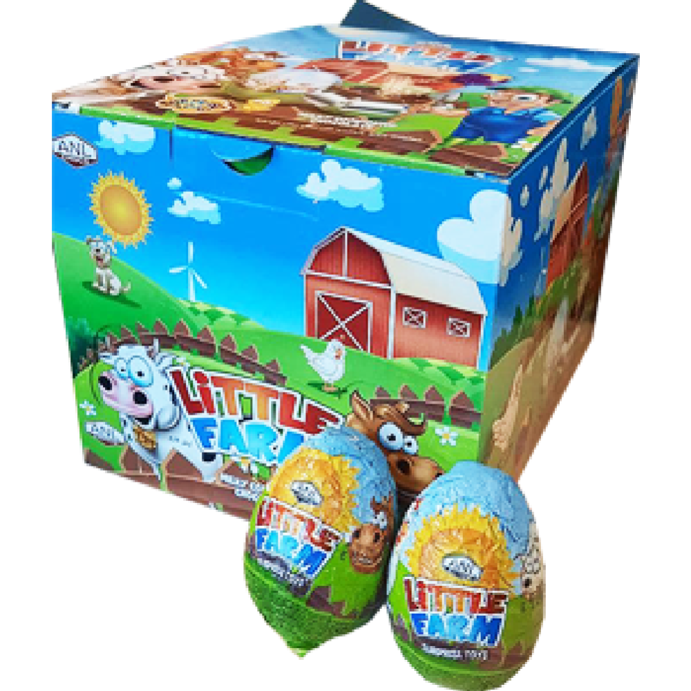 Шоколадное яйцо «Little Farm» с игрушкой-сюрпризом 25 г