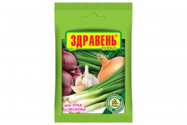 Удобрение для лука и чеснока Здравень турбо, 30г, 3 пакетика