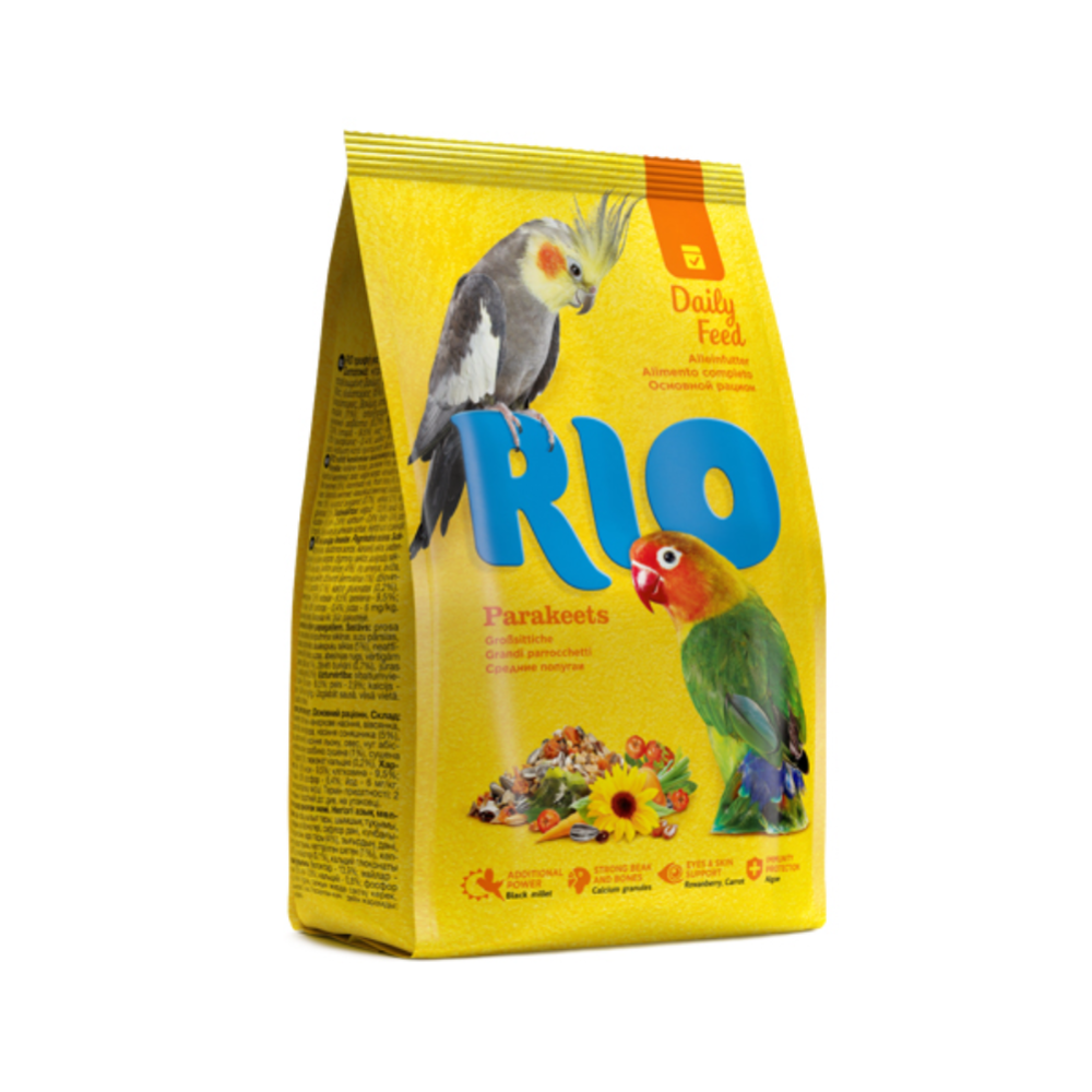 Корм для птиц «Rio» для средних попугаев, 500 г