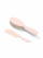 Щеточка для волос супер мягкая с натуральной щетиной и гребешок, 0+ (светло-розовый), BabyOno