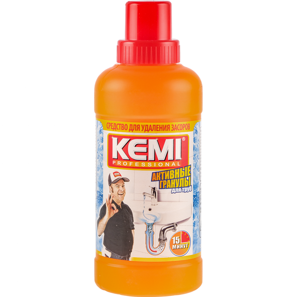 Средство «Kemi Professional» для удаления засоров ,гранулы, 500 г #0
