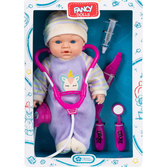 Кукла «Fancy Dolls» Малыш с набором врача, PU11