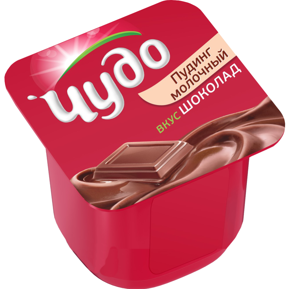 Уп. Молочный пудинг «Чудо» шоколадный 3.1%, 24х125 г