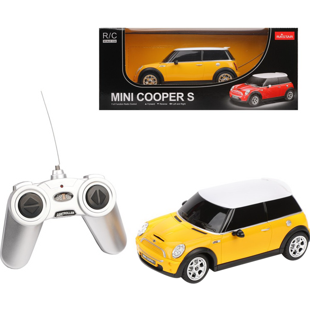 Радиоуправляемая игрушка «Rastar» Mini Cooper, 15000Y, желтый