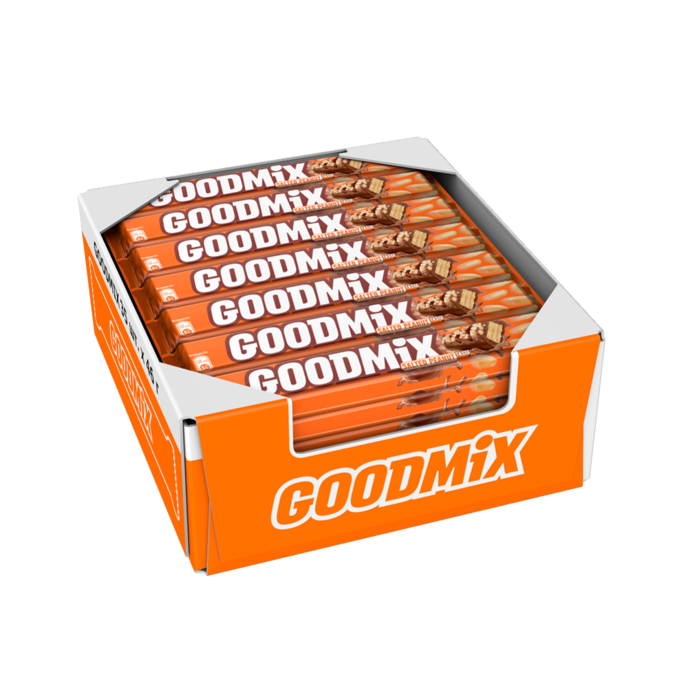 Уп.Конфета «Goodmix» со вкусом солёного арахиса, с хрустящей вафлей, 35х46 г