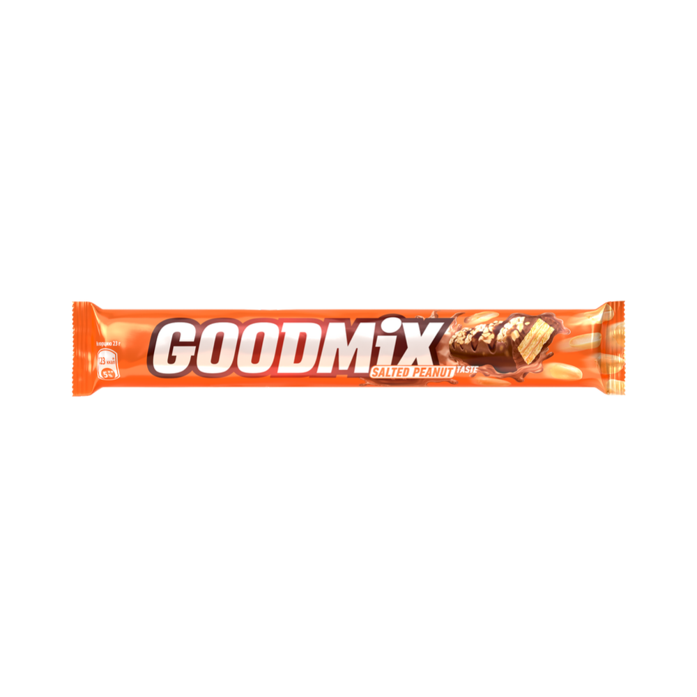 Уп.Конфета «Goodmix» со вкусом солёного арахиса, с хрустящей вафлей, 35х46 г