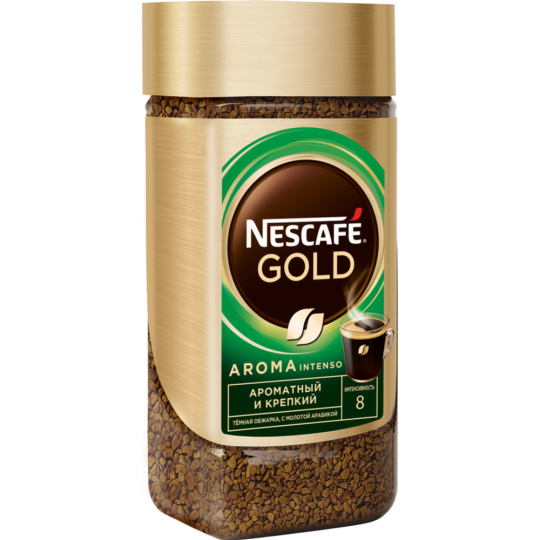 Кофе растворимый «Nescafe Gold» Aroma, с добавлением молотого, 170 г