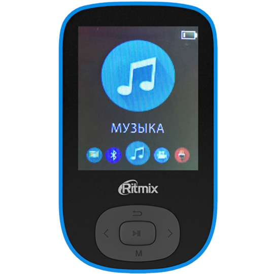 MP3-плеер «Ritmix» RF-5100BT 8Gb Black+Blue.