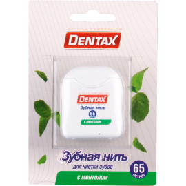 Зубная нить «Dentax» с ментолом, 65 м