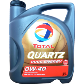 Масло моторное «Total» Quartz 9000 Energy, 0W40, 195283, 5 л