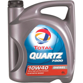 Масло моторное «Total» Quartz Diesel 7000, 10W40, 201524, 5 л