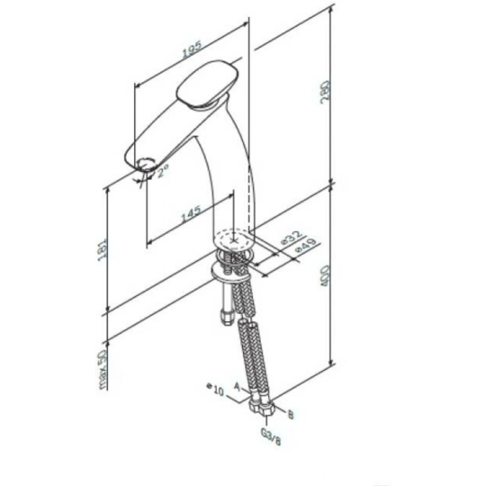 Смеситель «AM.PM» Spirit V2.0, F70A92000